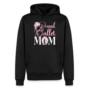Ballet Dancer Dance Girl Ballerina - Männer Premium Bio Hoodie - Schwarz - Vorne - Nico (187cm)
