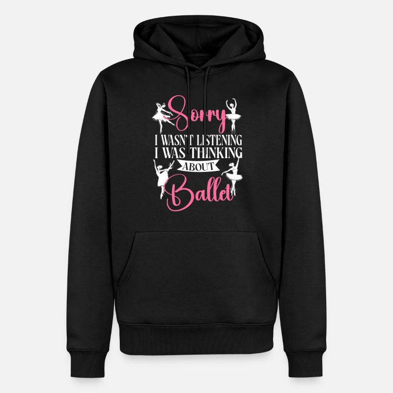 Ballet Danseuse Danse Ballerine - Sweat à capuche Premium bio Homme - noir