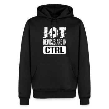 Internet Of Things IOT Programmierer Admin IT - Männer Premium Bio Hoodie - Schwarz - Vorne - Nico (187cm)