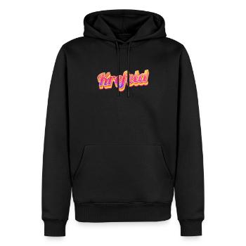 Krefelderin Krefelder Krefeld - Sweat à capuche Premium bio Homme - noir - Devant - Nico (187cm)