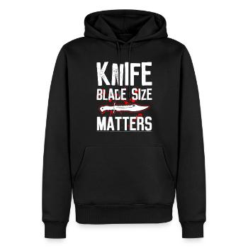 Messer Sammeln Jagdmesser Sammler Messer Sammlung - Männer Premium Bio Hoodie - Schwarz - Vorne - Nico (187cm)