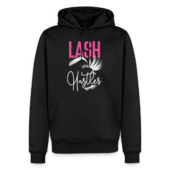 Esthéticienne Esthéticienne Soins de la Peau - Sweat à capuche Premium bio Homme - noir - Devant - Nico (187cm)