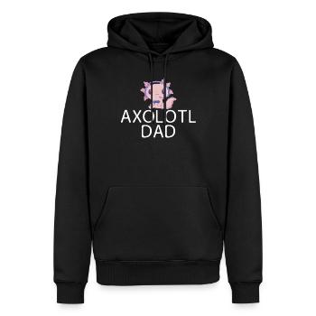 Axolotl Liebhaber Geschenke - Männer Premium Bio Hoodie - Schwarz - Vorne - Nico (187cm)
