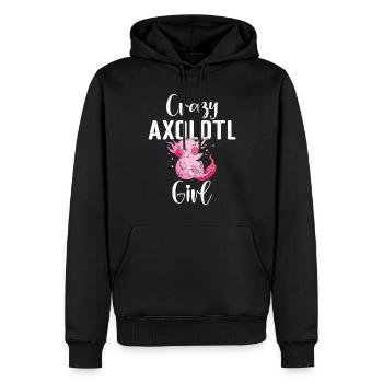 Axolotl Liebhaber Geschenke - Männer Premium Bio Hoodie - Schwarz - Vorne - Nico (187cm)