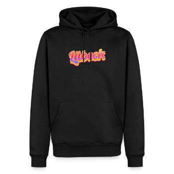 Lübeckerin Lübecker Lübeck - Sweat à capuche Premium bio Homme - noir - Devant - Nico (187cm)