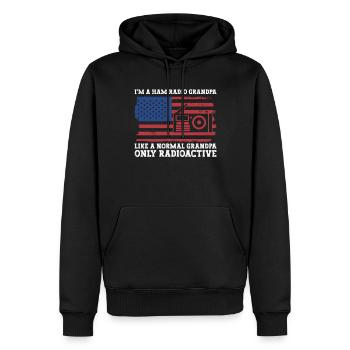 Amateurfunk-opa-design Für Lizenzierte - Männer Premium Bio Hoodie - Schwarz - Vorne - Nico (187cm)