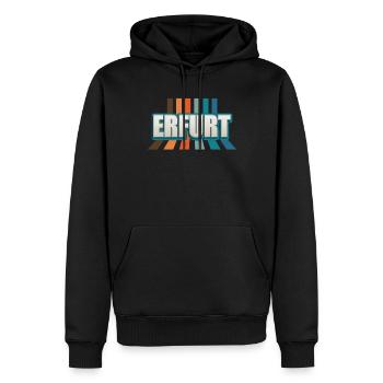 Erfurterin Erfurter Erfurt - Männer Premium Bio Hoodie - Schwarz - Vorne - Nico (187cm)