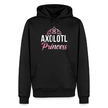 Axolotl Liebhaber Geschenke - Männer Premium Bio Hoodie - Schwarz - Vorne - Nico (187cm)