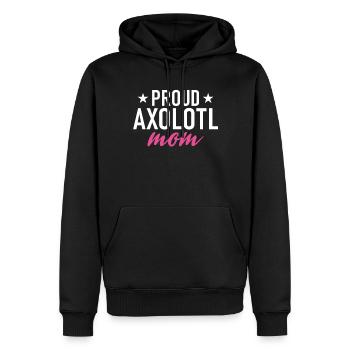 Axolotl Liebhaber Geschenke - Männer Premium Bio Hoodie - Schwarz - Vorne - Nico (187cm)