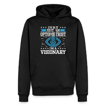 Optiker I'm A Visionary Optometrie Augenarzt - Männer Premium Bio Hoodie - Schwarz - Vorne - Nico (187cm)