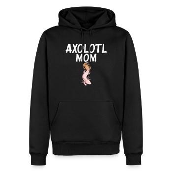 Axolotl Liebhaber Geschenke - Männer Premium Bio Hoodie - Schwarz - Vorne - Nico (187cm)