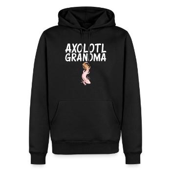 Axolotl Liebhaber Geschenke - Männer Premium Bio Hoodie - Schwarz - Vorne - Nico (187cm)