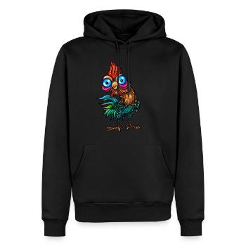 Lustiger Hahn Hühner Zucht Huhn Liebhaber - Männer Premium Bio Hoodie - Schwarz - Vorne - Nico (187cm)