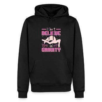 Gymnast funny Workout - Men’s Premium Organic Hoodie - black - Front - Nico (187cm)