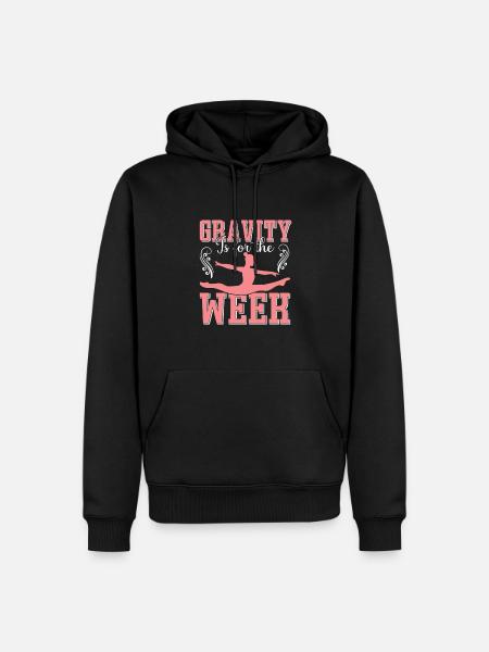Apparatus Gymnast funny Workout - Men’s Premium Organic Hoodie - black