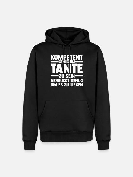 Godmother Aunt - Men’s Premium Organic Hoodie - black
