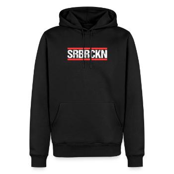 Saarbrückenerin Saarbrückener Saarbrücken - Männer Premium Bio Hoodie - Schwarz - Vorne - Nico (187cm)