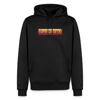 Ludwigshafenerin Ludwigshafener Ludwigshafen - Männer Premium Bio Hoodie - Schwarz - Vorne - Nico (187cm)