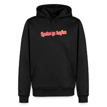Ludwigshafenerin Ludwigshafener Ludwigshafen - Männer Premium Bio Hoodie - Schwarz - Vorne - Nico (187cm)