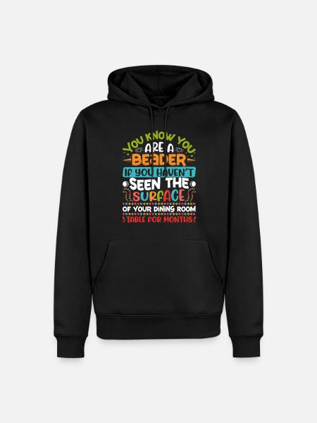 Beading Designs for Beader - Men’s Premium Organic Hoodie - black