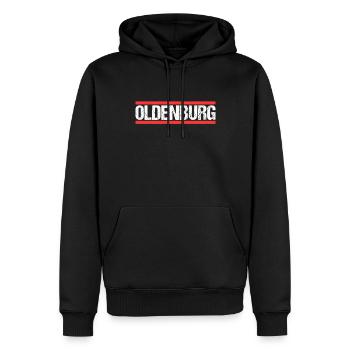 Oldenburgerin Oldenburger Oldenburg - Männer Premium Bio Hoodie - Schwarz - Vorne - Nico (187cm)