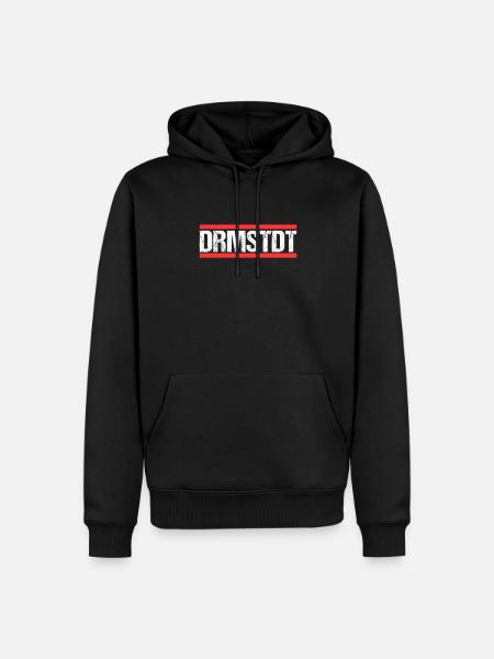 Darmstädterin Darmstädter Darmstadt - Männer Premium Bio Hoodie - Schwarz