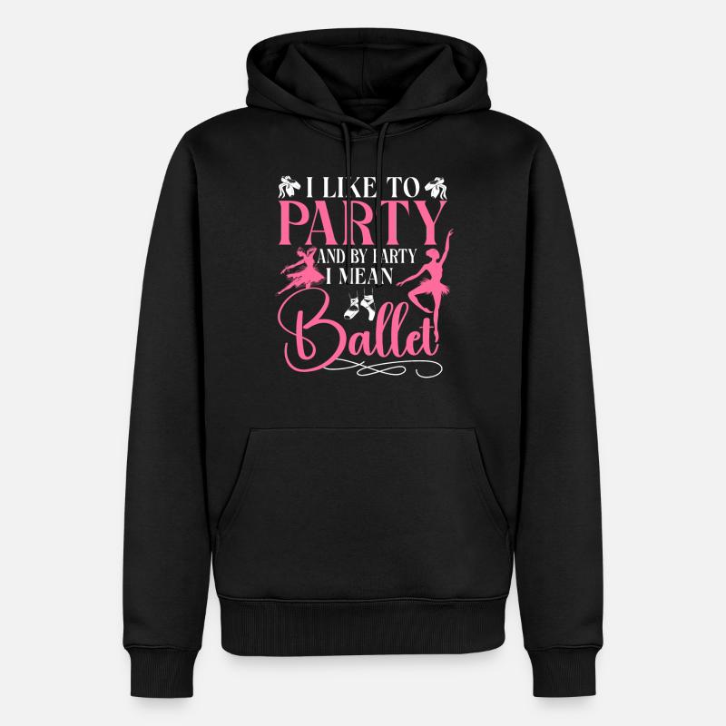 Ballet Danseuse Danse Ballerine - Sweat à capuche Premium bio Homme - noir