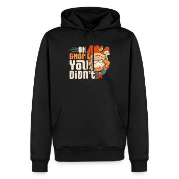 Gartenzwerg Gartenzwerge Oh Gnome You Didn't - Männer Premium Bio Hoodie - Schwarz - Vorne - Nico (187cm)