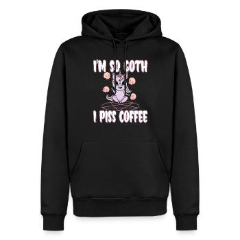Satan Beelzebub Teufel Gothic Pentagram Mystisch - Männer Premium Bio Hoodie - Schwarz - Vorne - Nico (187cm)