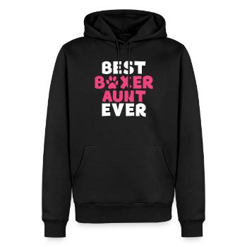Boxer Hund Geschenke - Männer Premium Bio Hoodie - Schwarz - Vorne - Nico (187cm)