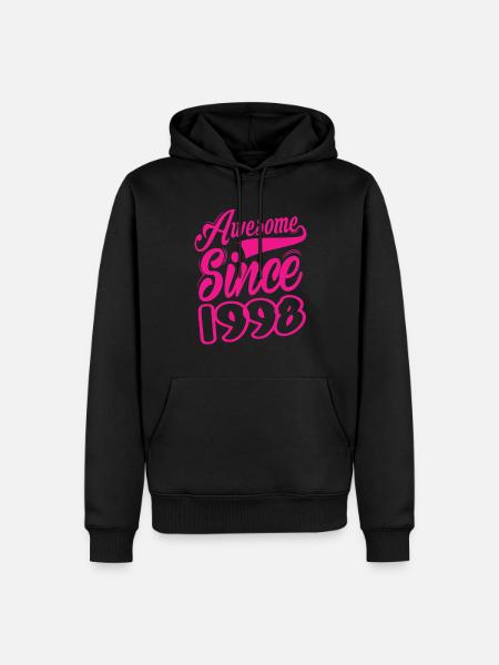 Awesome Since 1998 - Men’s Premium Organic Hoodie - black