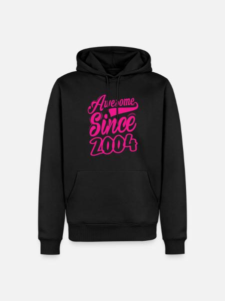 Awesome Since 2004 - Men’s Premium Organic Hoodie - black