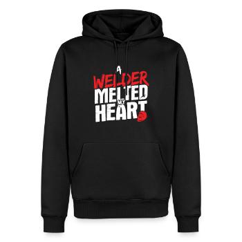 Schweißen Für Schweißer - Männer Premium Bio Hoodie - Schwarz - Vorne - Nico (187cm)