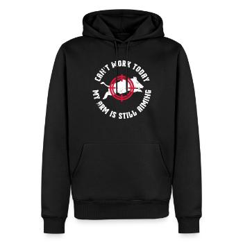 Schweinejagd-design Für Die Wildschweinjagd - Männer Premium Bio Hoodie - Schwarz - Vorne - Nico (187cm)