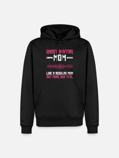 Geisterjagd-mutter-design Für Paranormale - Men’s Premium Organic Hoodie - black