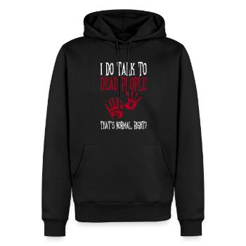 Geisterjagd-design Für Oaranormal-ermittler - Männer Premium Bio Hoodie - Schwarz - Vorne - Nico (187cm)