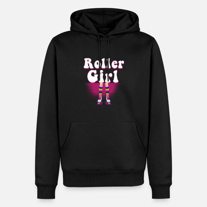 Inline Skater - Männer Premium Bio Hoodie - Schwarz