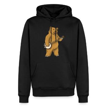 Banjo Shirts For Men Bluegrass Appalachia Folk - Männer Premium Bio Hoodie - Schwarz - Vorne - Nico (187cm)