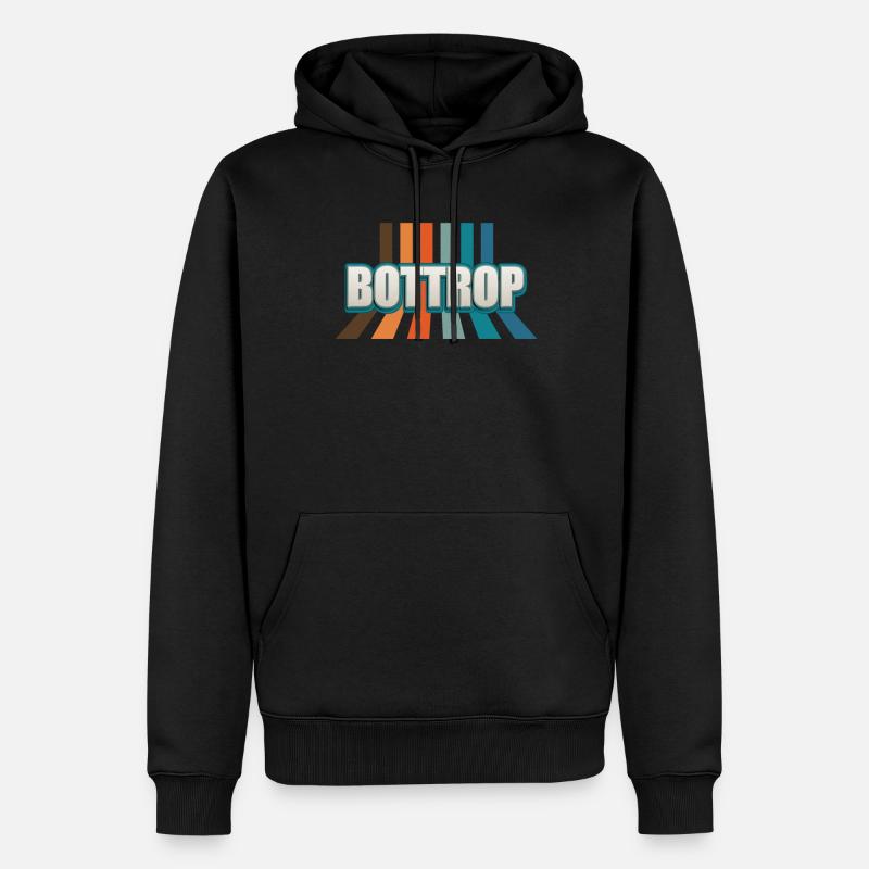 Bottroperin Bottroper Bottrop - Männer Premium Bio Hoodie - Schwarz