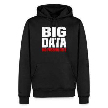 Internet Of Things IOT Programmierer Admin IT - Männer Premium Bio Hoodie - Schwarz - Vorne - Nico (187cm)