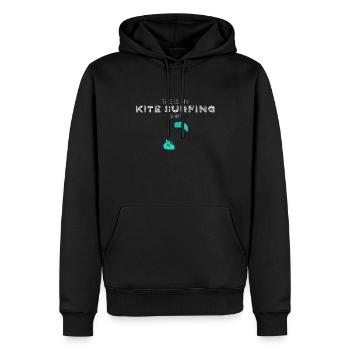 Kite Surfing Shirt - Männer Premium Bio Hoodie - Schwarz - Vorne - Nico (187cm)