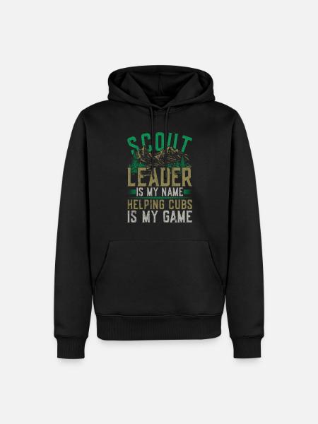 Pfadfinderführer Pfadfinder - Männer Premium Bio Hoodie - Schwarz