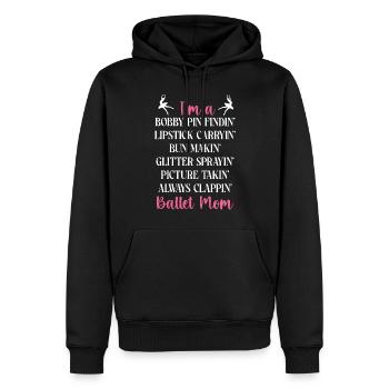 Ballet Dancer Dance Girl Ballerina - Männer Premium Bio Hoodie - Schwarz - Vorne - Nico (187cm)