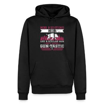 Schweine-gunting-mom-design Für - Sweat à capuche Premium bio Homme - noir - Devant - Nico (187cm)
