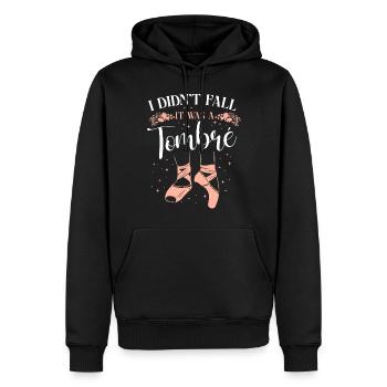Ballet Dancer Dance Girl Ballerina - Men’s Premium Organic Hoodie - black - Front - Nico (187cm)