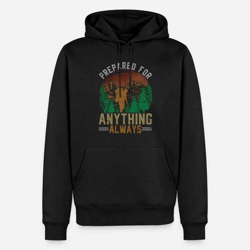 Groupe scout guide scout - Sweat à capuche Premium bio Homme - noir