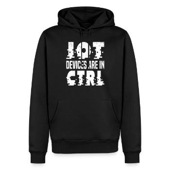 Internet Of Things IOT Programmierer Admin IT - Männer Premium Bio Hoodie - Schwarz - Vorne - Nico (187cm)