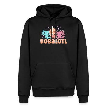 Bobalotl Bubble Tea Liebhaber Boba Tee Trinker - Männer Premium Bio Hoodie - Schwarz - Vorne - Nico (187cm)
