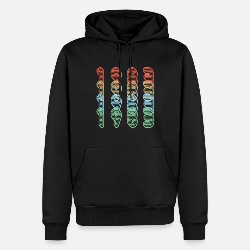 1983 Anniversaire - Sweat à capuche Premium bio Homme - noir