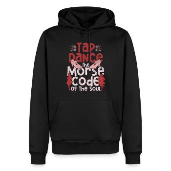 Tap Dancer Tap Dance - Men’s Premium Organic Hoodie - black - Front - Nico (187cm)